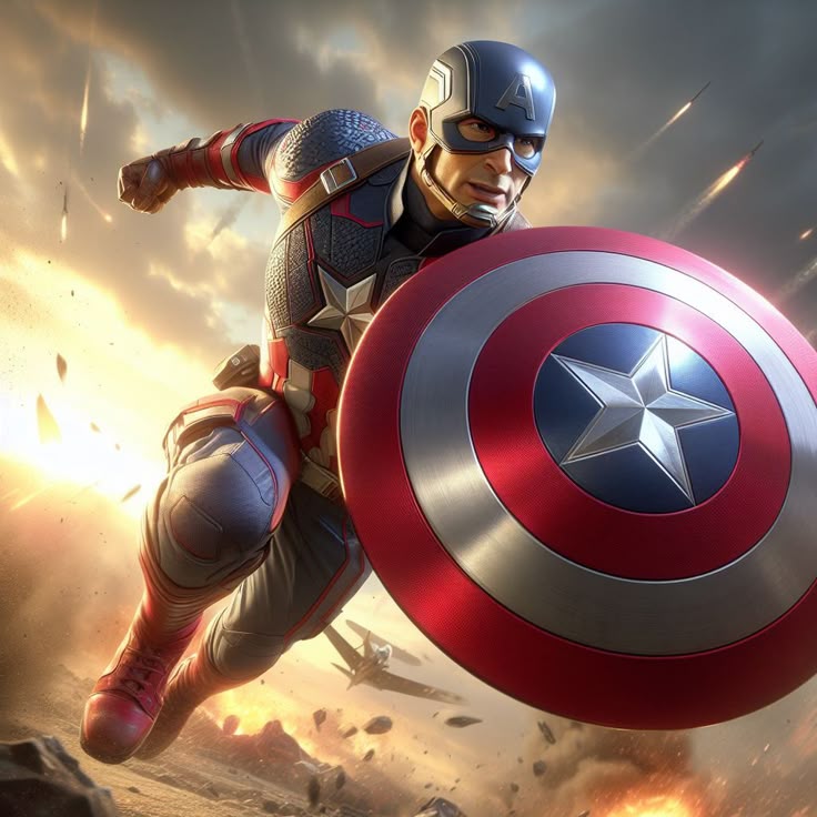 🛡️"Escudo del Capitán América HidroPower" 🦸♂️ ¡Prepárate para ser el héroe que todos admiran! 🛡️⚡💥