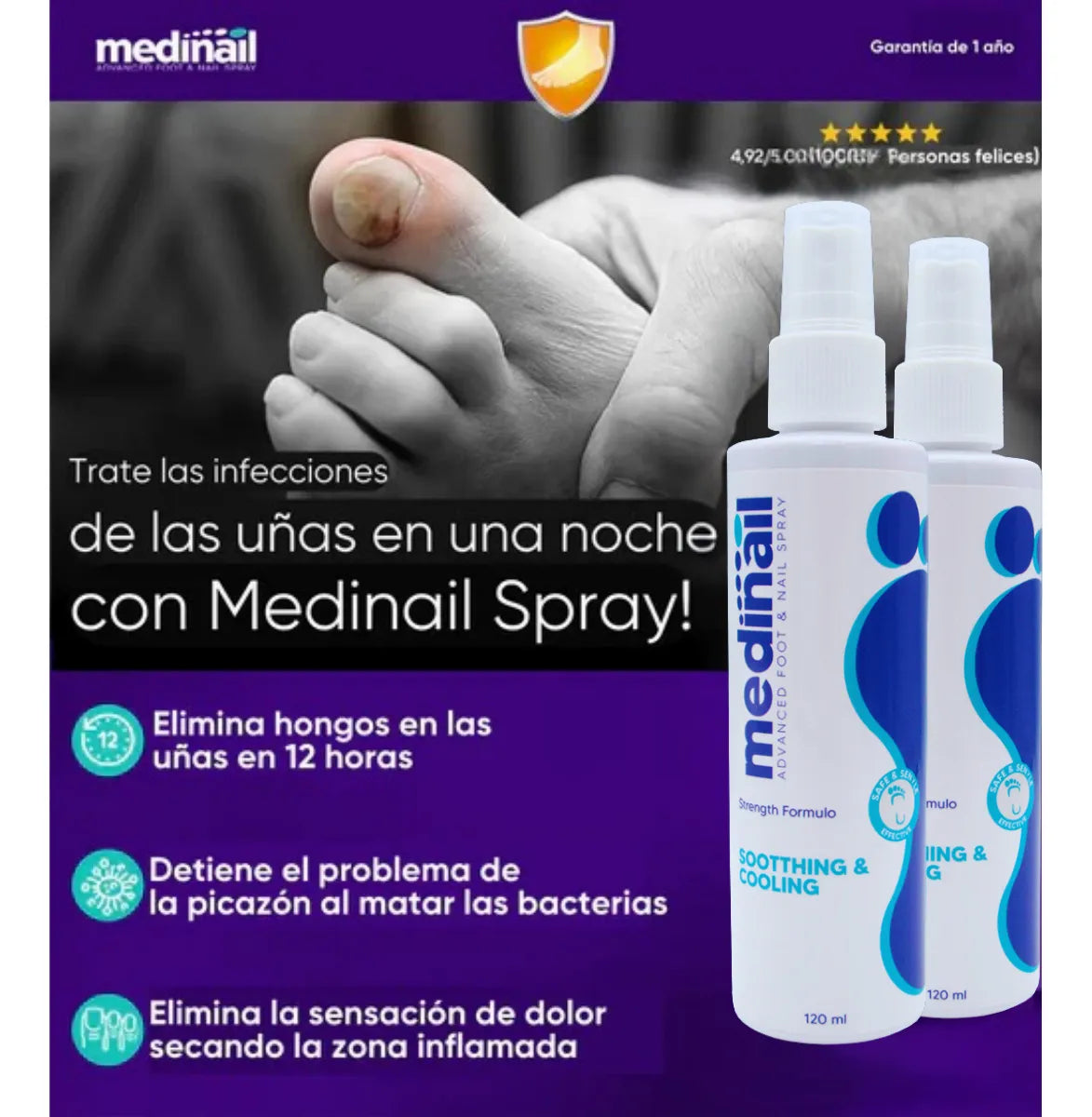 ¡Super Oferta!  Medinail Spray – ¿Listo para volver a lucir uñas limpias y saludables?