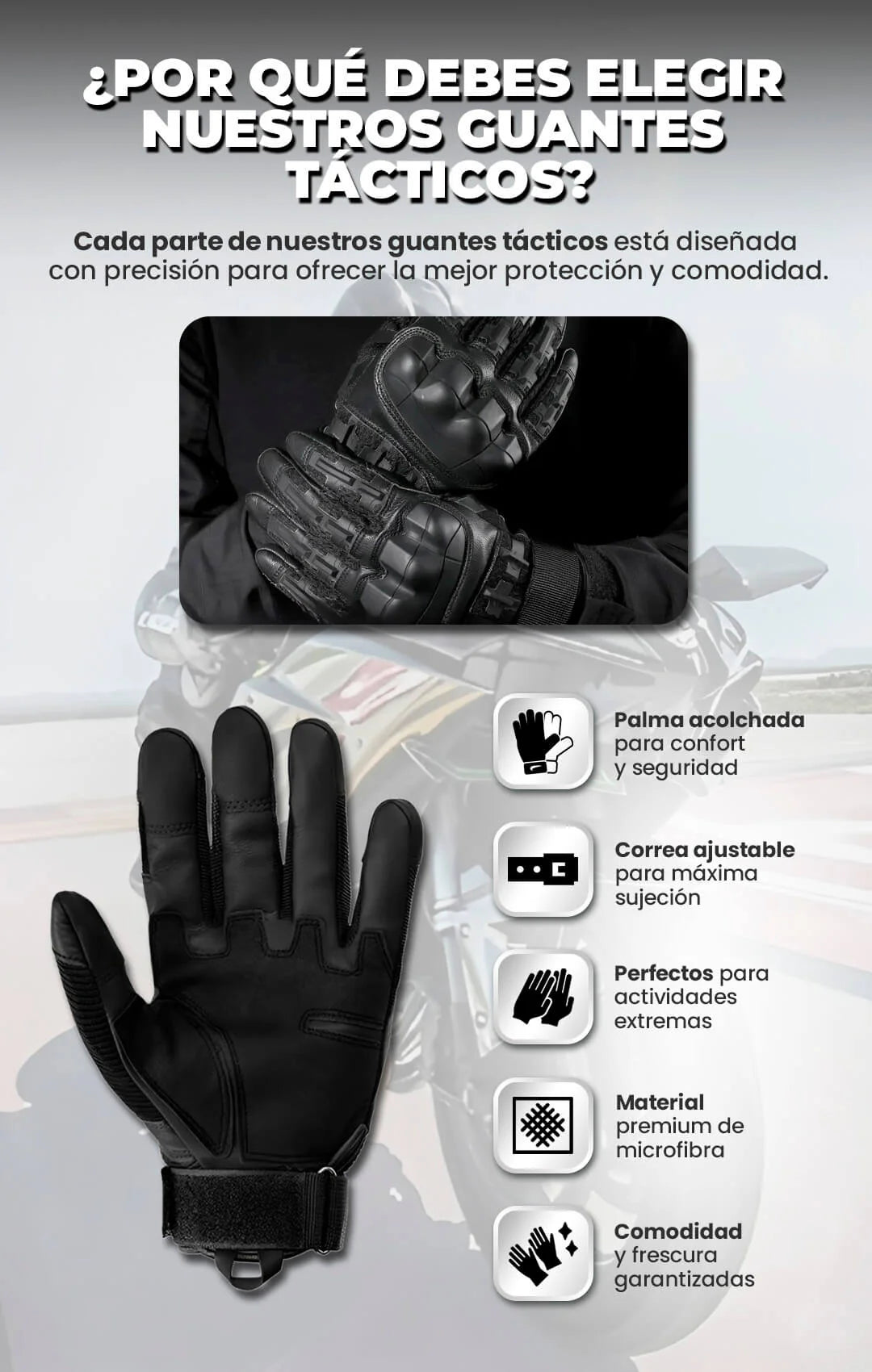 Guantes Tácticos de Alto Rendimiento “¿Listo para dominar cada movimiento? 🔥 — la fuerza está en tus manos.”