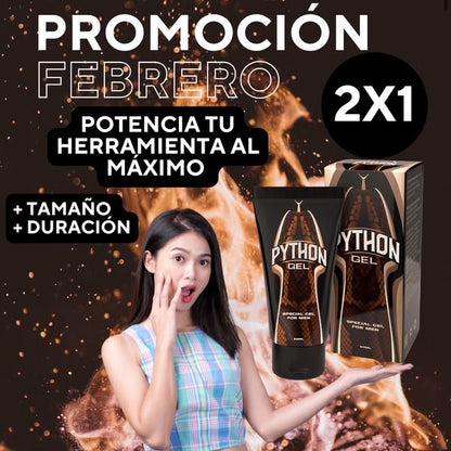 ¡Super Oferta 2X1 ! PYTHON MAX GEL Agrandamiento de NEPE