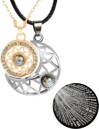 🌞🌙 COLLAR SOL & LUNA –“Haz que tu amor brille hoy 🌞🌙