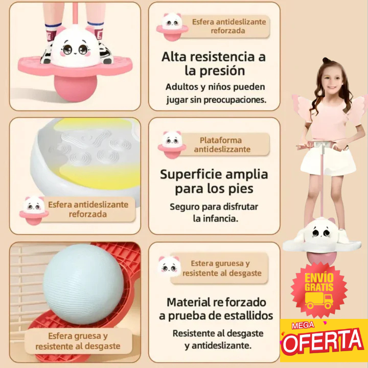 Precio de Locura!!!🎁Pelota Saltarina Premium💎 - “¿Listo para ver la sonrisa de tu hijo en cada salto? 🐼💫 ¡No esperes más!