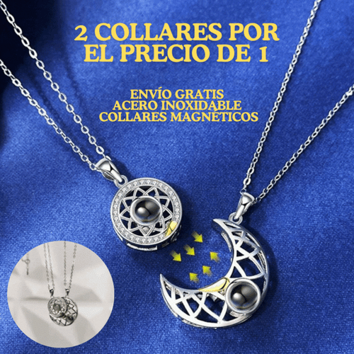🌞🌙 COLLAR SOL & LUNA –“Haz que tu amor brille hoy 🌞🌙
