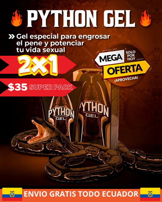 Super Oferta 2X1 Python Max Gel Agrandamiento de NEPE