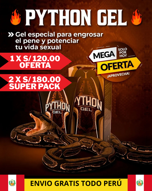 ¡Super Oferta 2X1 ! PYTHON MAX GEL Agrandamiento de NEPE