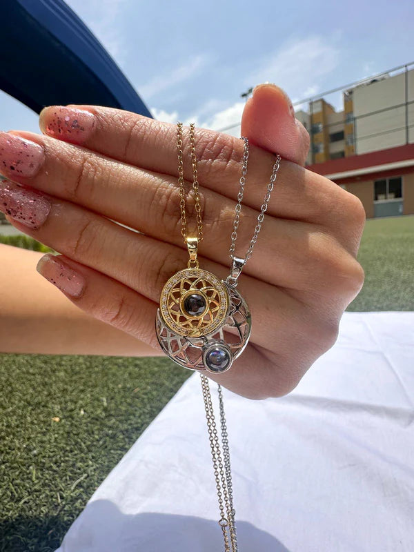 🌞🌙 COLLAR SOL & LUNA –“Haz que tu amor brille hoy 🌞🌙